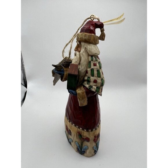 Jim Shore Heartwood Creek Classic Santa with Birds 2002 Christmas Figurine, Tag - Picture 5 of 7